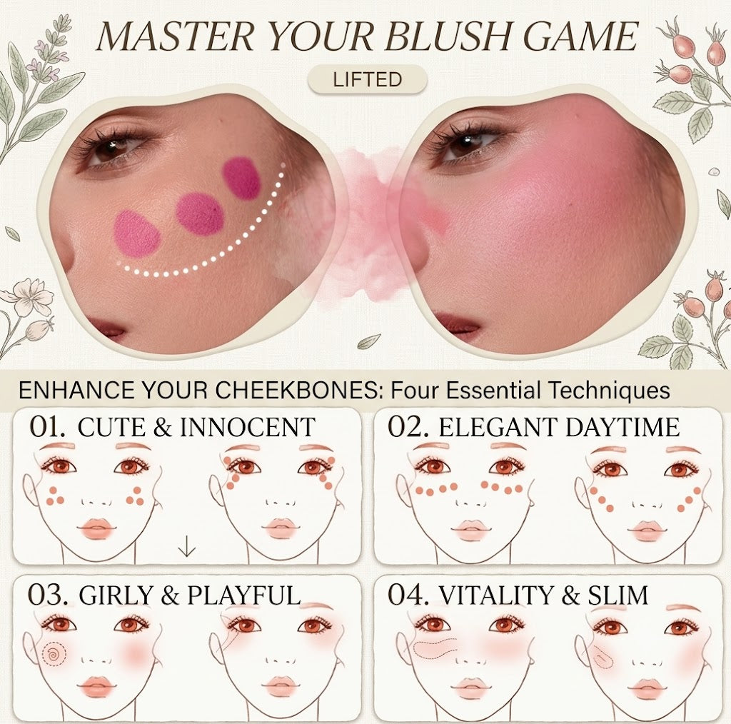 Hydrating Liquid Blush Light Easy To Apply Smooth Long Lasting Complexion Booster All Skin Friendly Women Makeup Gift For Festivals