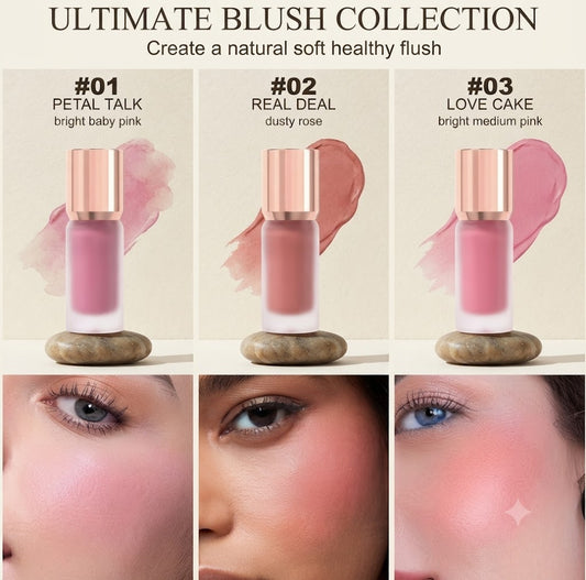Hydrating Liquid Blush Light Easy To Apply Smooth Long Lasting Complexion Booster All Skin Friendly Women Makeup Gift For Festivals