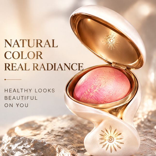 Multi Dimensional Baked Blush Powder, Weightless Buildable Luminous Cheek Makeup, All Day Wear Light Reflecting Glow Powder