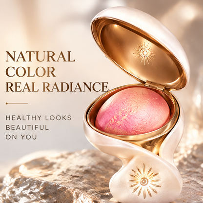 Multi Dimensional Baked Blush Powder, Weightless Buildable Luminous Cheek Makeup, All Day Wear Light Reflecting Glow Powder